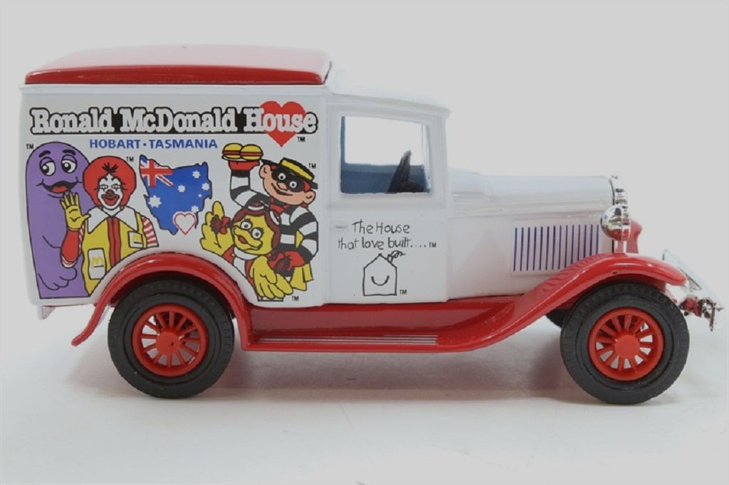 Matchbox Collectibles YCH07; 1930 Ford Model A Van; Ronald McDonald House - Tasmania